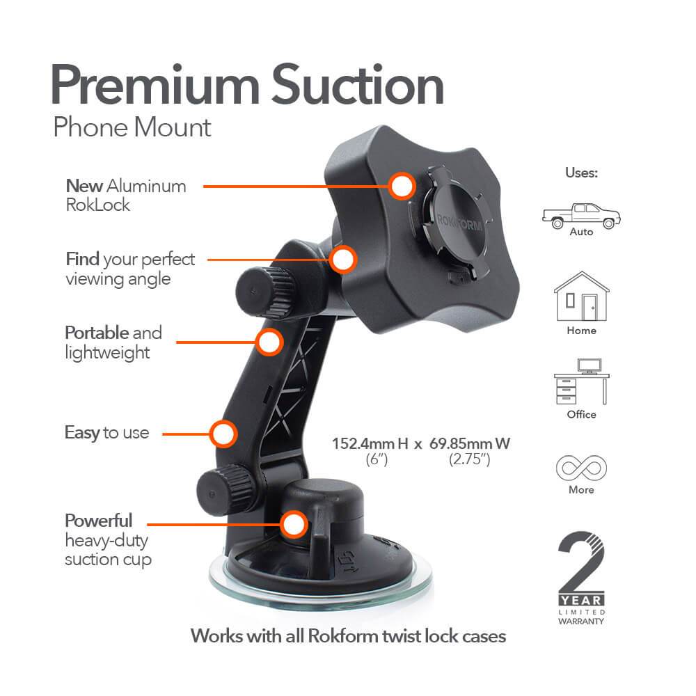 RokLock™ Windshield Suction Mount